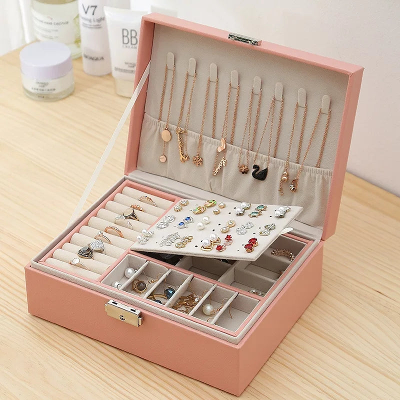 PU Leather Jewellery Organizer