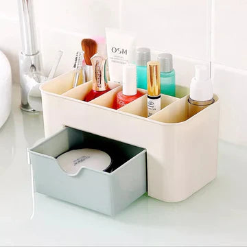 Plastic Cosmetic Storage Box Draw