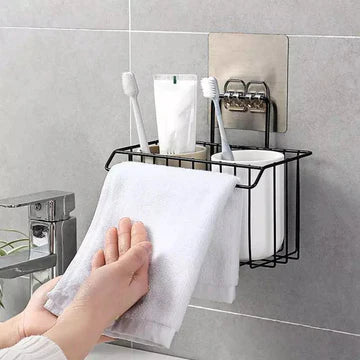 Wall-mounted Iron Storage Rack Kitchen Dish (22)B