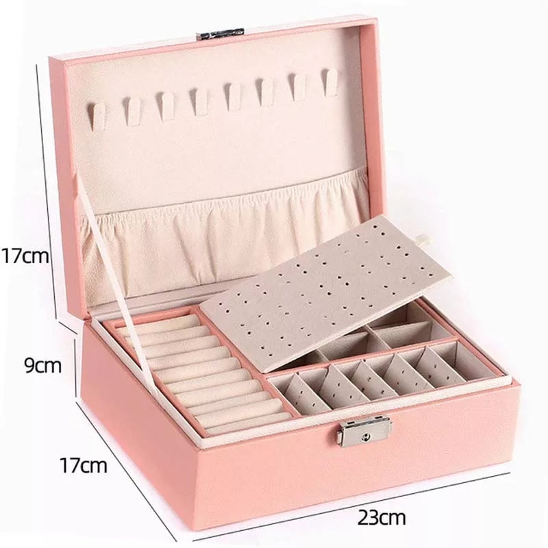 PU Leather Jewellery Organizer