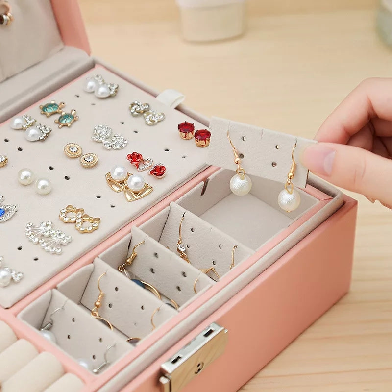 PU Leather Jewellery Organizer