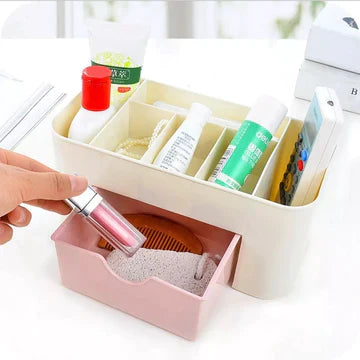 Plastic Cosmetic Storage Box Draw