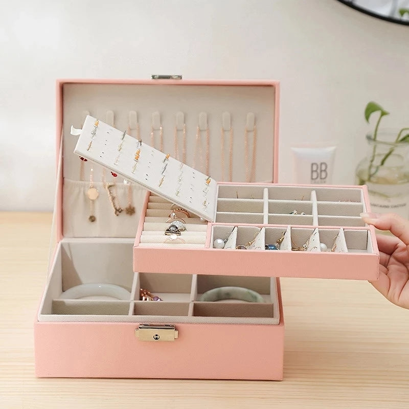 PU Leather Jewellery Organizer