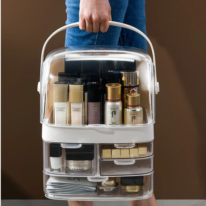 Transparent Cosmetics Storage Box