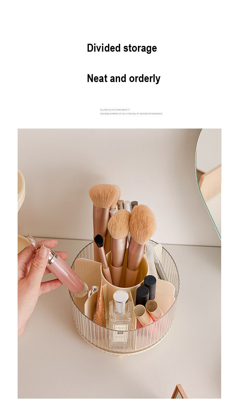 Large Spinning Brush Organizer with Lid