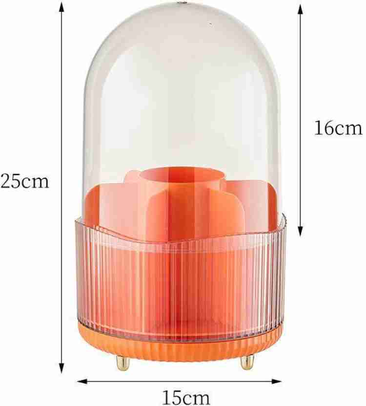 Large Spinning Brush Organizer with Lid