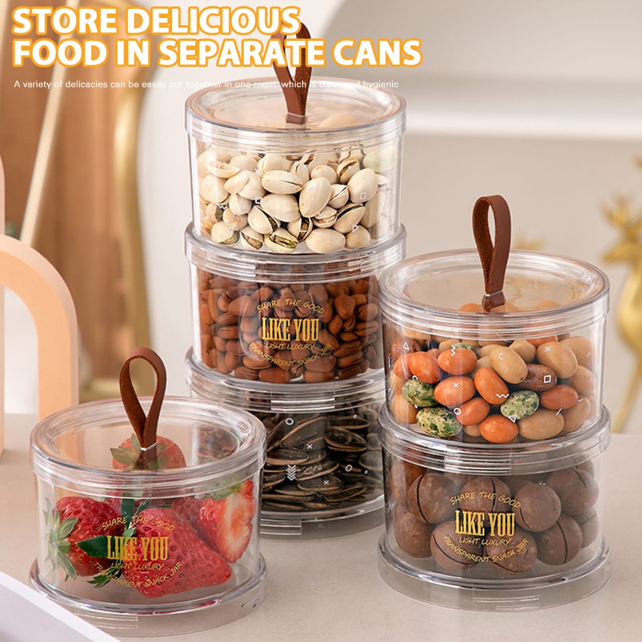 Food Storage Jar With Lid