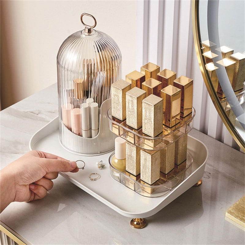 Spin Style Brush Holder & Lipstick Caddy