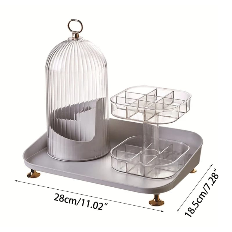 Spin Style Brush Holder & Lipstick Caddy