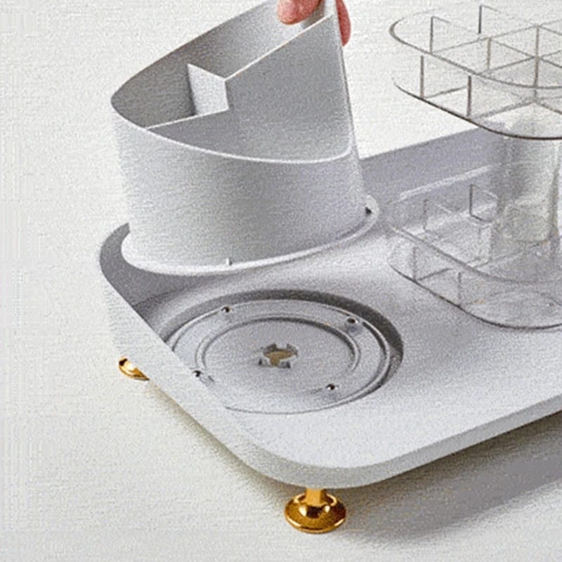Spin Style Brush Holder & Lipstick Caddy