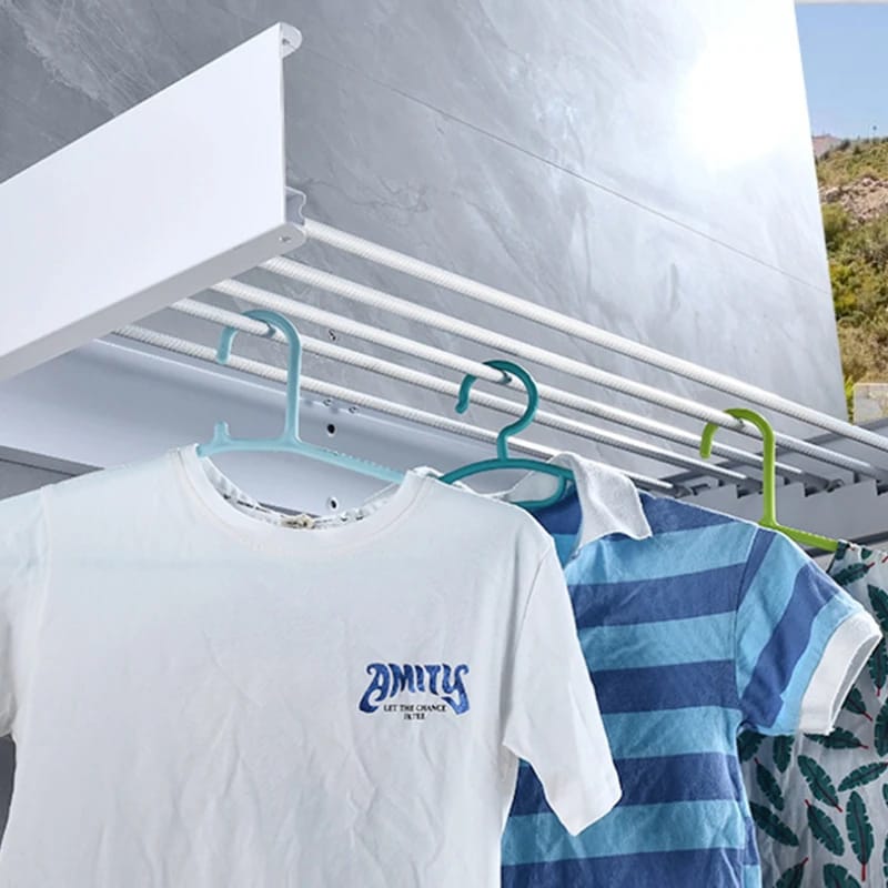 Retractable Wall Mounted Laundry Drying Rack