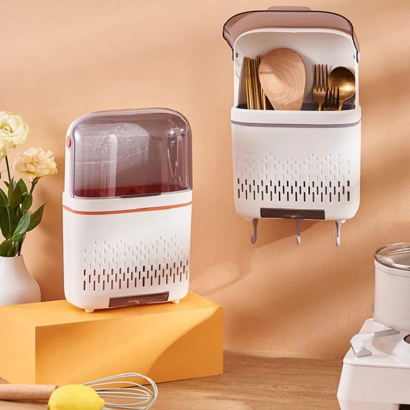 Self-Adhesive Cutlery Organizer