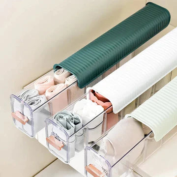 Space-Efficient Wall Mounted 6 Portion Dispaly Box