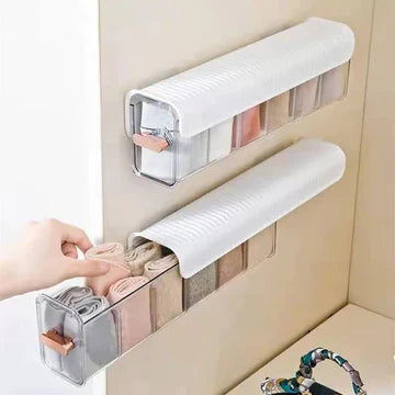 Space-Efficient Wall Mounted 6 Portion Dispaly Box
