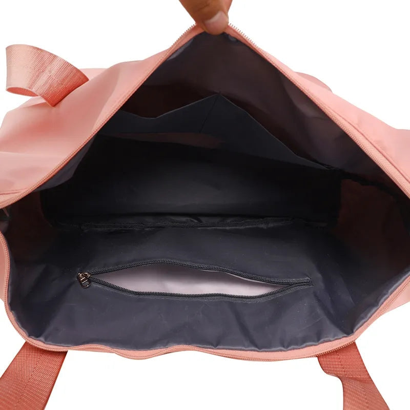 Re-equipped Fashion Travel Bag With Shoe Partition