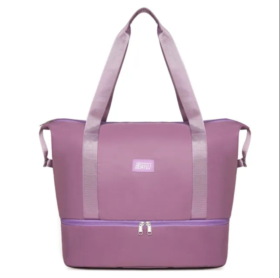 Re-equipped Fashion Travel Bag With Shoe Partition