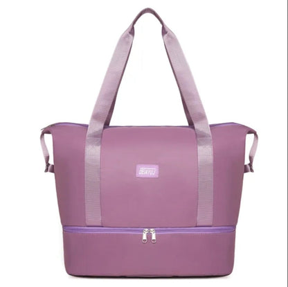 Re-equipped Fashion Travel Bag With Shoe Partition