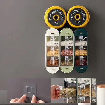 Kitchen Seasoning wall mounted spice rack