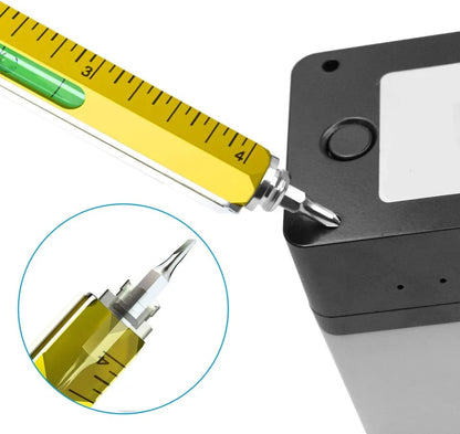 6in1 Screwdriver Pen With Technical Ruler