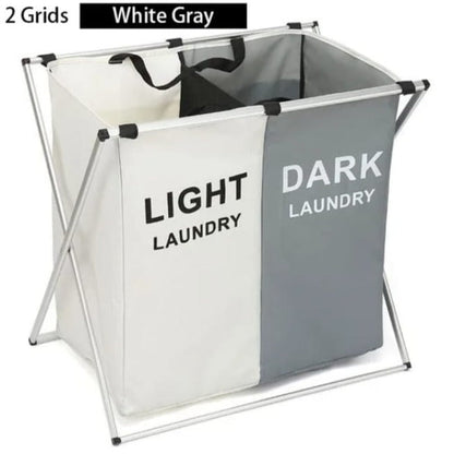 Dual Grid Laundry Bin