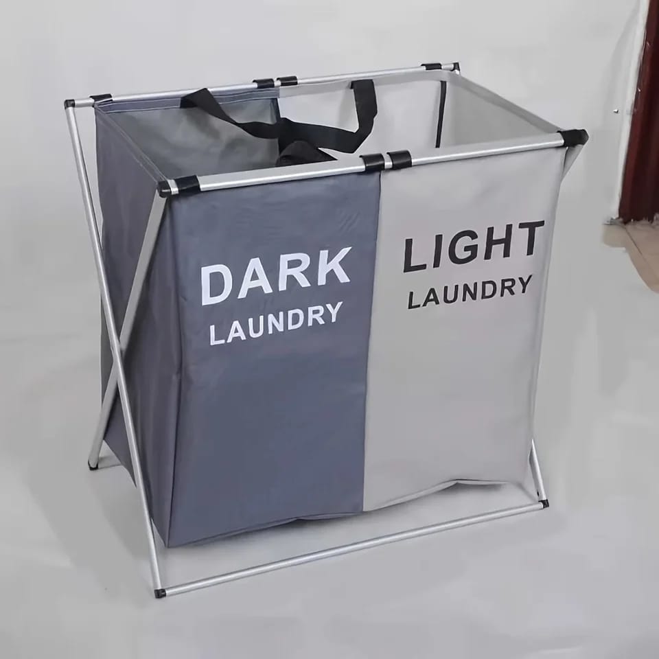Dual Grid Laundry Bin