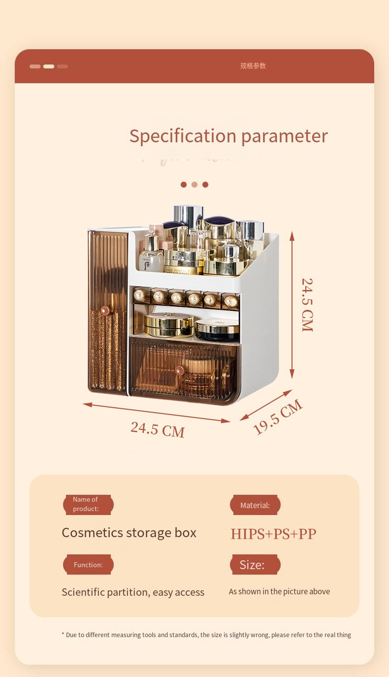 Transparent And Visible Cosmetic Organizer..