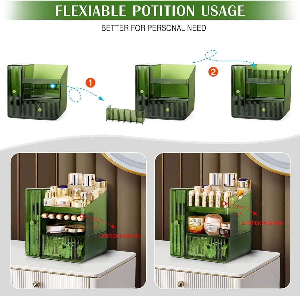 Transparent And Visible Cosmetic Organizer..