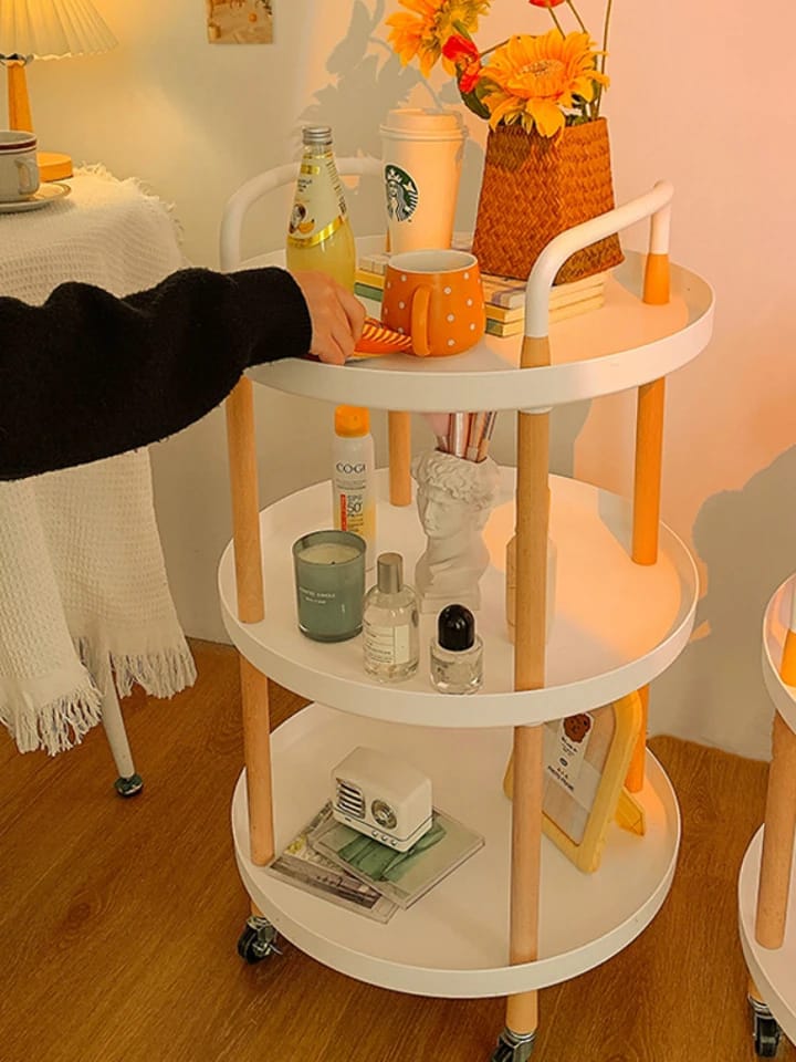 Round Style Organizer Trolley