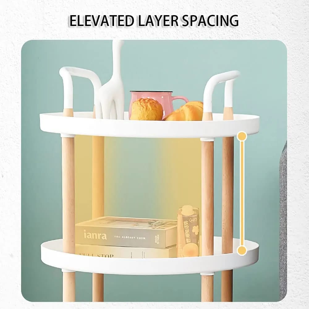 Round Style Organizer Trolley