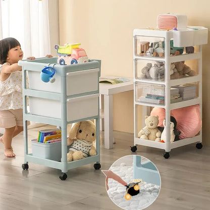 Essential Baby Supplies Trolley - 4 Layers