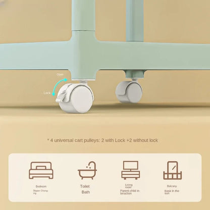 Essential Baby Supplies Trolley - 4 Layers