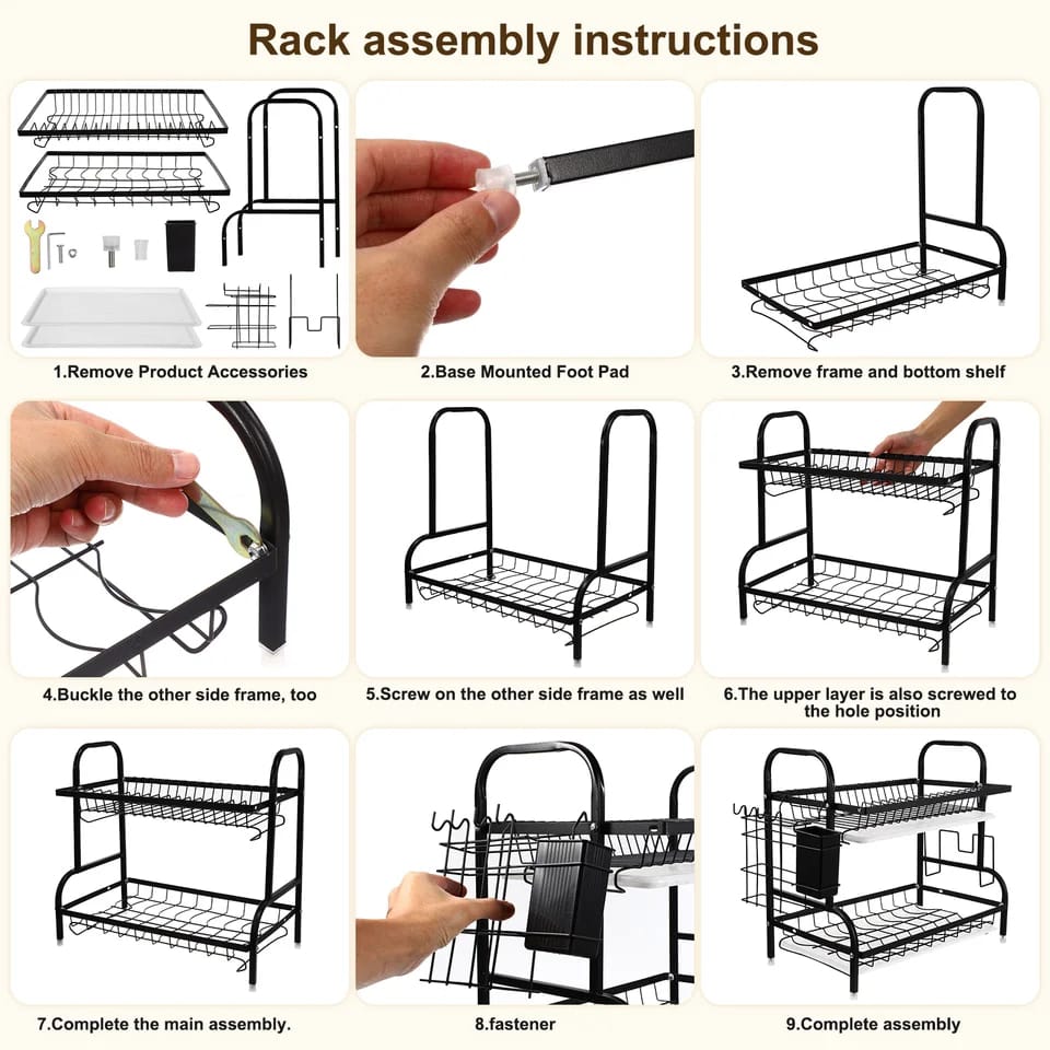 Multi Tiered Dish Organizer