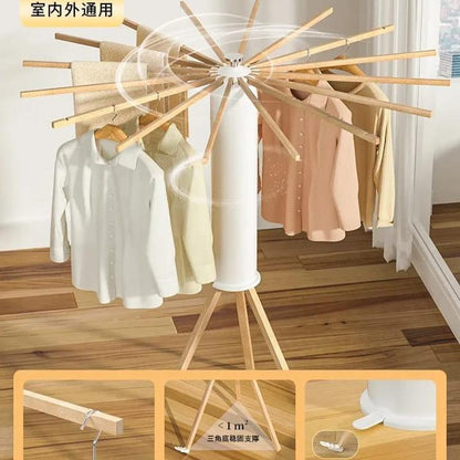 Foldable cloth drying rack