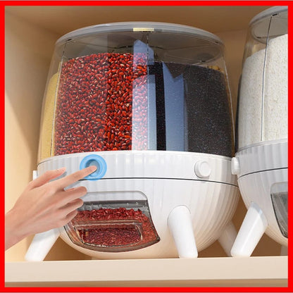 Counter-Top Six Gird Grain Container