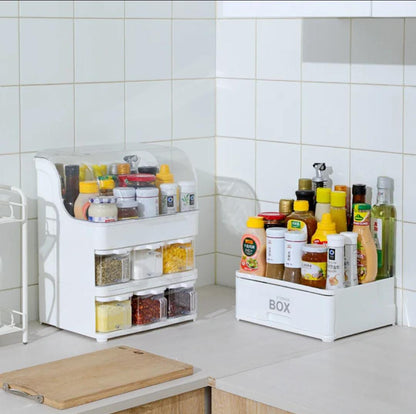 King Sized Kitchen Seasoning Box & Storage Rack