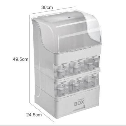 King Sized Kitchen Seasoning Box & Storage Rack