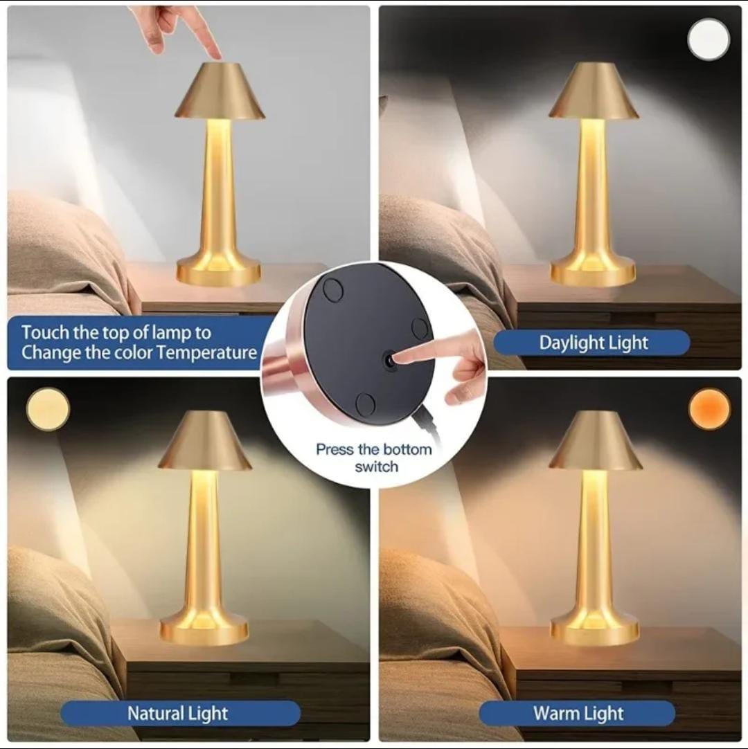 3 in 1 Retro Bar Table Lamp color lights